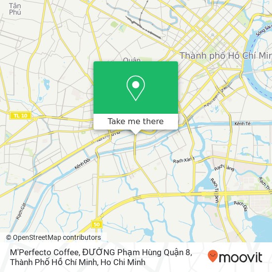 M'Perfecto Coffee, ĐƯỜNG Phạm Hùng Quận 8, Thành Phố Hồ Chí Minh map