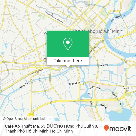 Cafe Ảo Thuật Ma, 53 ĐƯỜNG Hưng Phú Quận 8, Thành Phố Hồ Chí Minh map