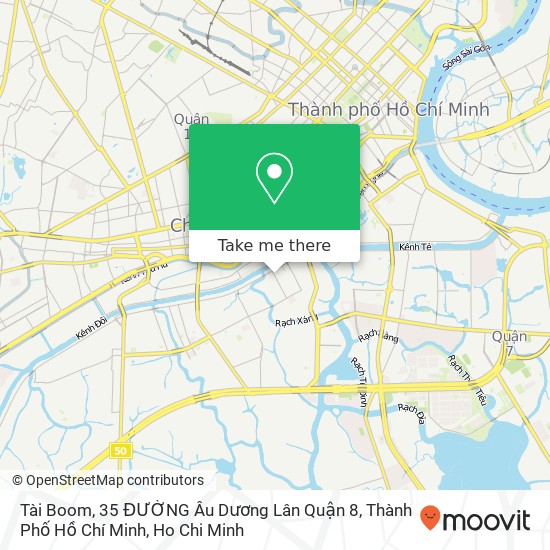 Tài Boom, 35 ĐƯỜNG Âu Dương Lân Quận 8, Thành Phố Hồ Chí Minh map