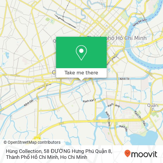 Hùng Collection, 58 ĐƯỜNG Hưng Phú Quận 8, Thành Phố Hồ Chí Minh map