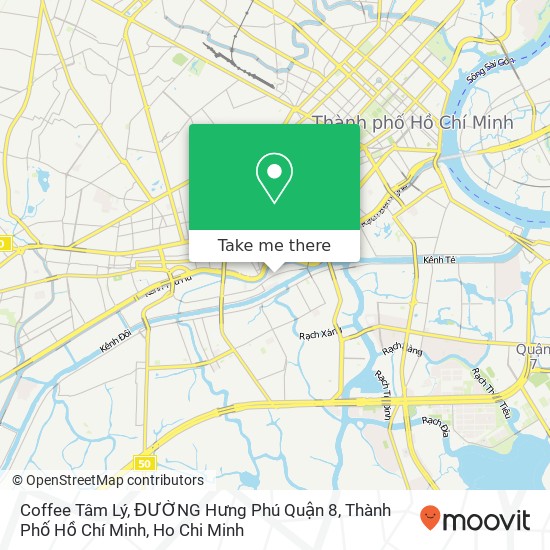 Coffee Tâm Lý, ĐƯỜNG Hưng Phú Quận 8, Thành Phố Hồ Chí Minh map