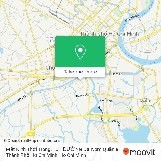 Mắt Kính Thời Trang, 101 ĐƯỜNG Dạ Nam Quận 8, Thành Phố Hồ Chí Minh map