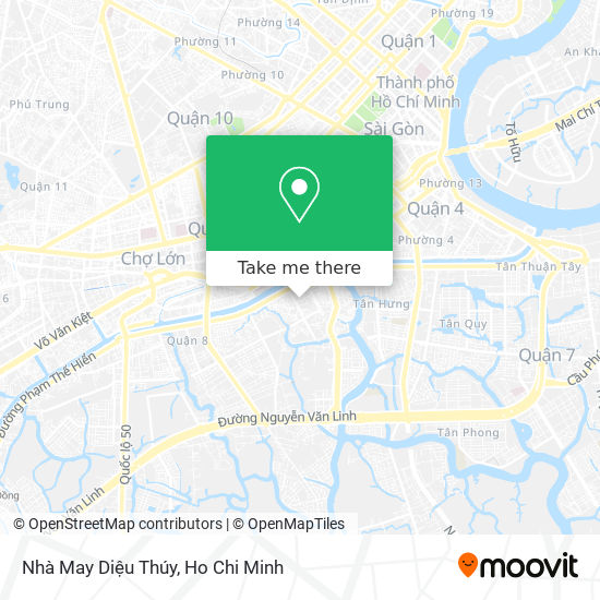 Nhà May Diệu Thúy map