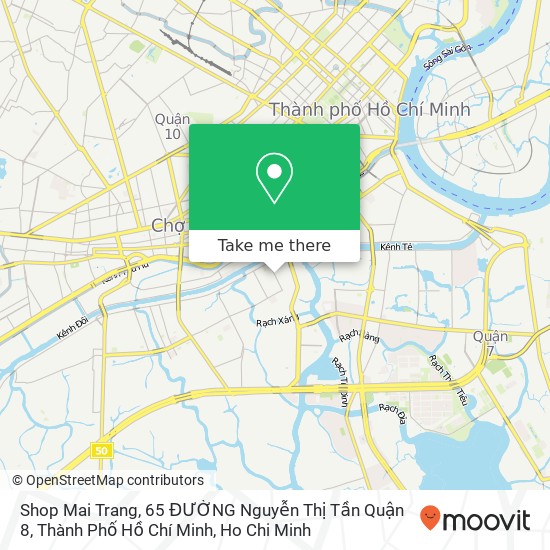 Shop Mai Trang, 65 ĐƯỜNG Nguyễn Thị Tần Quận 8, Thành Phố Hồ Chí Minh map