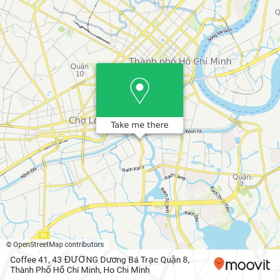 Coffee 41, 43 ĐƯỜNG Dương Bá Trạc Quận 8, Thành Phố Hồ Chí Minh map