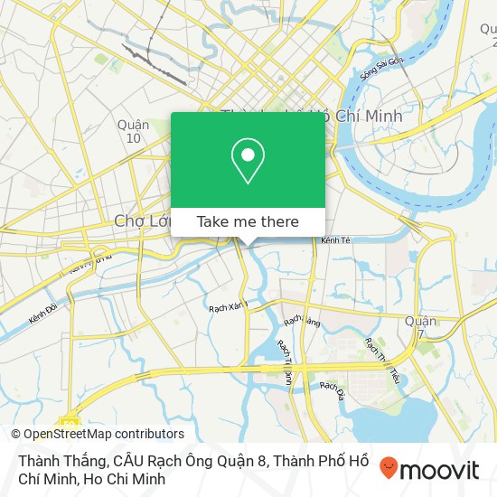 Thành Thắng, CẦU Rạch Ông Quận 8, Thành Phố Hồ Chí Minh map