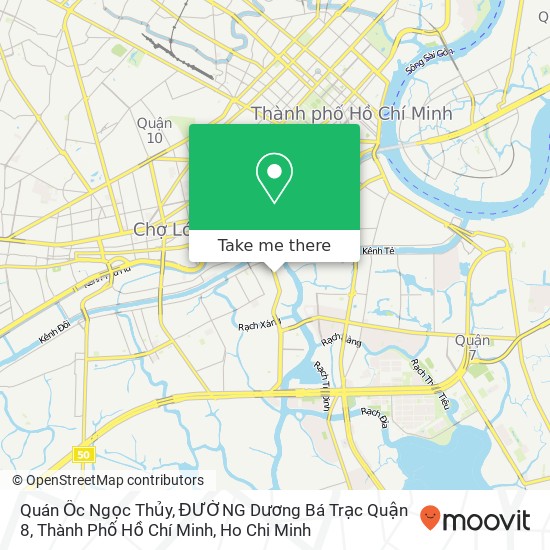 Quán Ốc Ngọc Thủy, ĐƯỜNG Dương Bá Trạc Quận 8, Thành Phố Hồ Chí Minh map