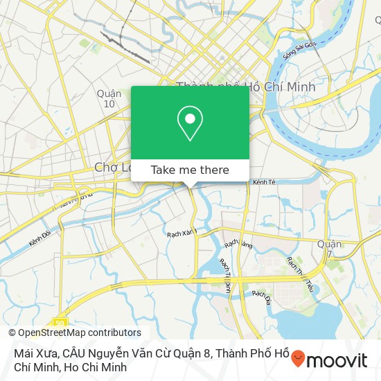 Mái Xưa, CẦU Nguyễn Văn Cừ Quận 8, Thành Phố Hồ Chí Minh map