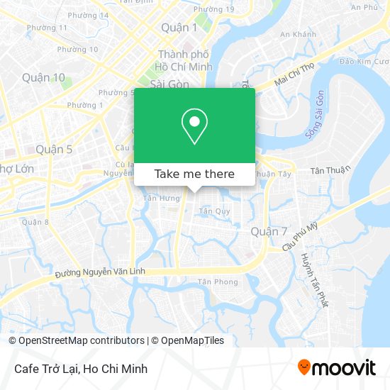 Cafe Trở Lại map