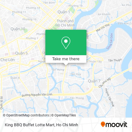 King BBQ Buffet Lotte Mart map