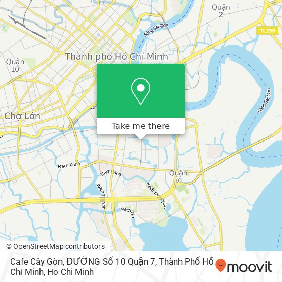 Cafe Cây Gòn, ĐƯỜNG Số 10 Quận 7, Thành Phố Hồ Chí Minh map