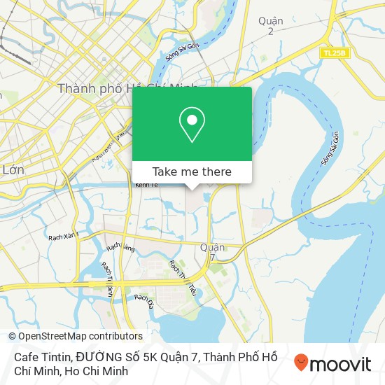 Cafe Tintin, ĐƯỜNG Số 5K Quận 7, Thành Phố Hồ Chí Minh map