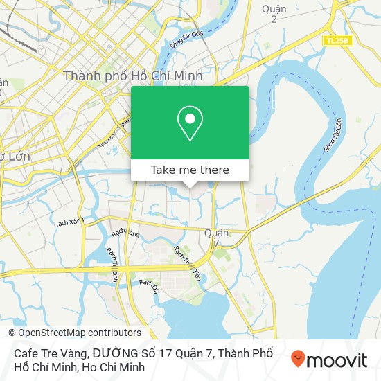 Cafe Tre Vàng, ĐƯỜNG Số 17 Quận 7, Thành Phố Hồ Chí Minh map