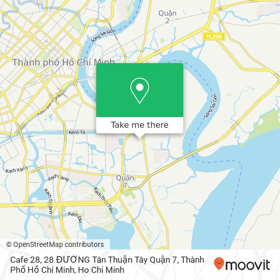 Cafe 28, 28 ĐƯỜNG Tân Thuận Tây Quận 7, Thành Phố Hồ Chí Minh map