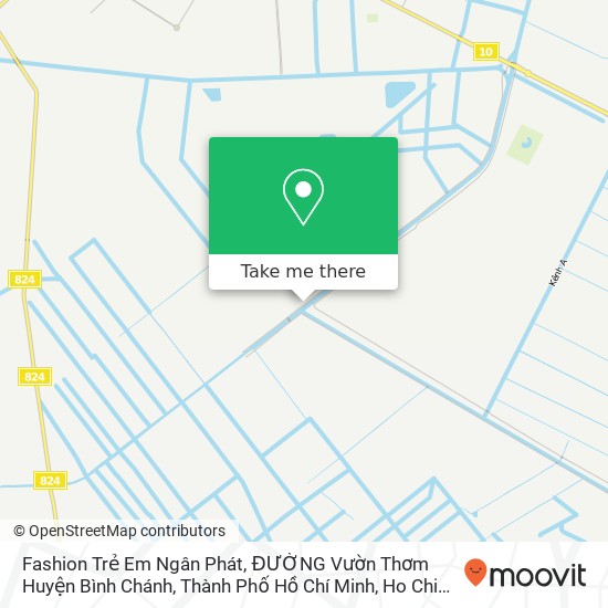 Fashion Trẻ Em Ngân Phát, ĐƯỜNG Vườn Thơm Huyện Bình Chánh, Thành Phố Hồ Chí Minh map