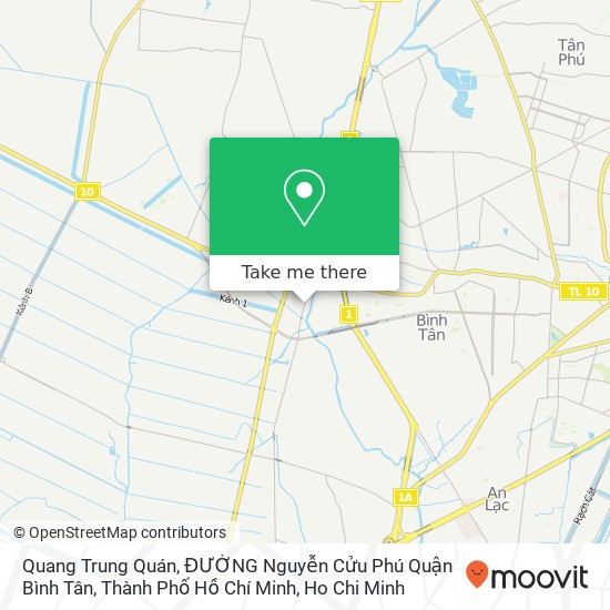 Quang Trung Quán, ĐƯỜNG Nguyễn Cửu Phú Quận Bình Tân, Thành Phố Hồ Chí Minh map