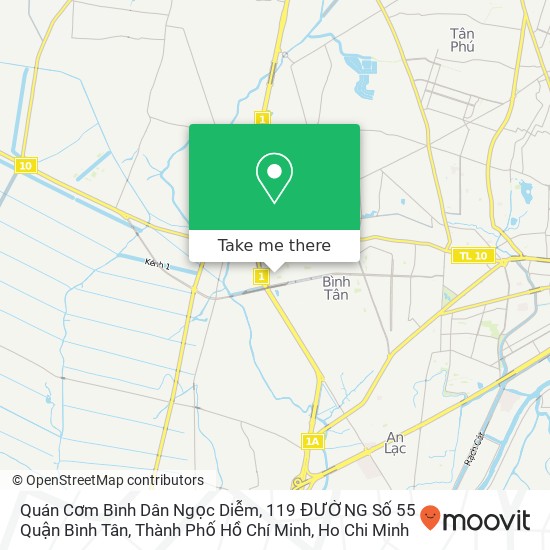 Quán Cơm Bình Dân Ngọc Diễm, 119 ĐƯỜNG Số 55 Quận Bình Tân, Thành Phố Hồ Chí Minh map