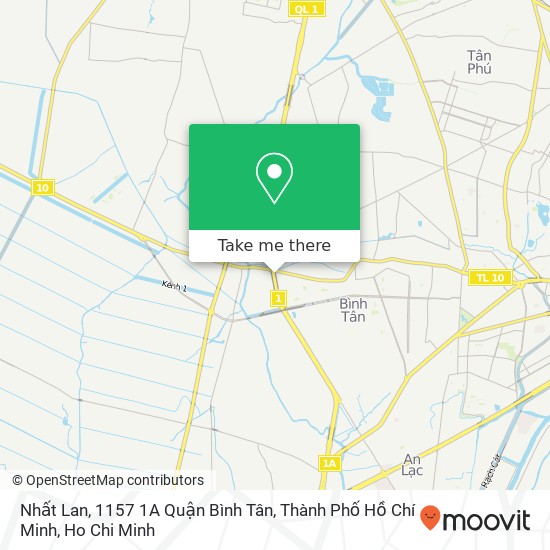 Nhất Lan, 1157 1A Quận Bình Tân, Thành Phố Hồ Chí Minh map