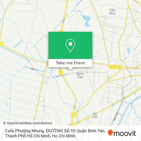 Cafe Phượng Nhung, ĐƯỜNG Số 55 Quận Bình Tân, Thành Phố Hồ Chí Minh map