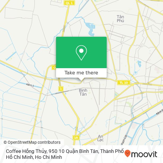 Coffee Hồng Thủy, 950 10 Quận Bình Tân, Thành Phố Hồ Chí Minh map