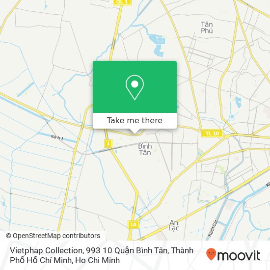 Vietphap Collection, 993 10 Quận Bình Tân, Thành Phố Hồ Chí Minh map