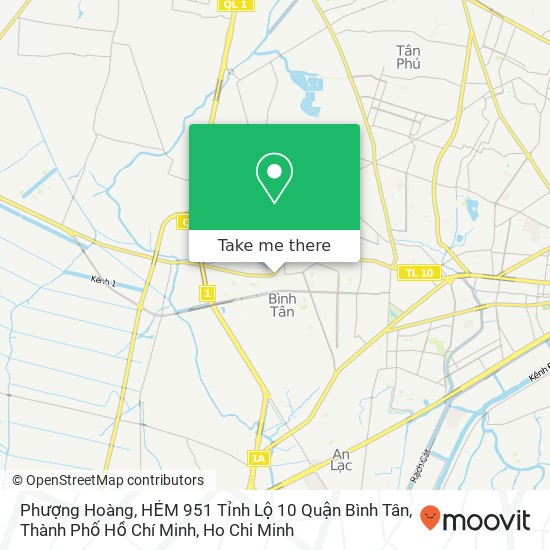 Phượng Hoàng, HẺM 951 Tỉnh Lộ 10 Quận Bình Tân, Thành Phố Hồ Chí Minh map
