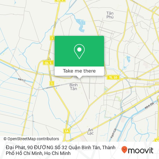 Đại Phát, 90 ĐƯỜNG Số 32 Quận Bình Tân, Thành Phố Hồ Chí Minh map