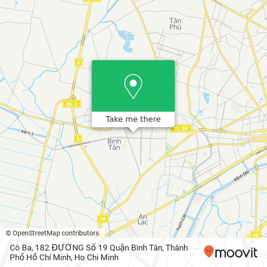 Cô Ba, 182 ĐƯỜNG Số 19 Quận Bình Tân, Thành Phố Hồ Chí Minh map