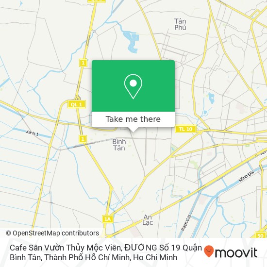 Cafe Sân Vườn Thủy Mộc Viên, ĐƯỜNG Số 19 Quận Bình Tân, Thành Phố Hồ Chí Minh map