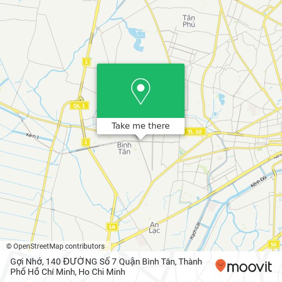 Gợi Nhớ, 140 ĐƯỜNG Số 7 Quận Bình Tân, Thành Phố Hồ Chí Minh map