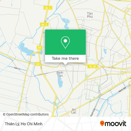 Thiên Lý map