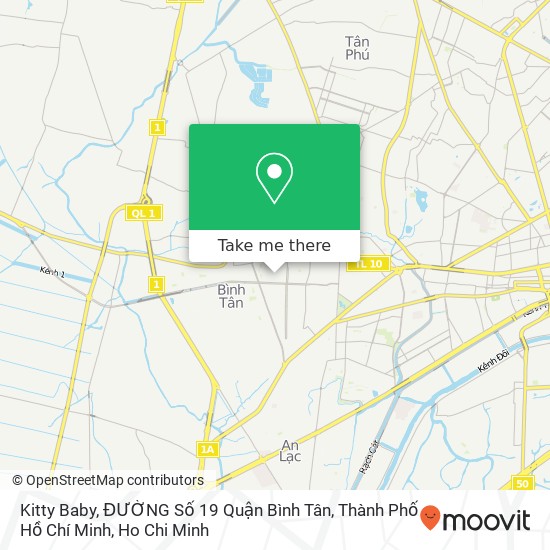 Kitty Baby, ĐƯỜNG Số 19 Quận Bình Tân, Thành Phố Hồ Chí Minh map