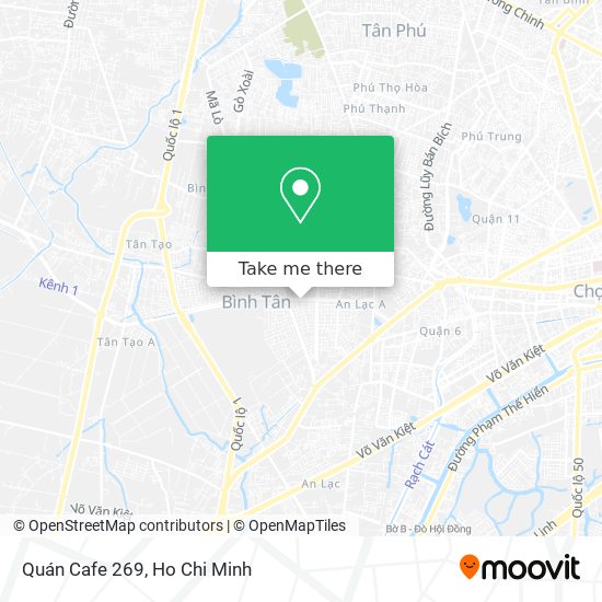 Quán Cafe 269 map