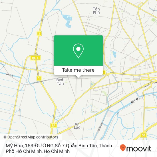 Mỹ Hoa, 153 ĐƯỜNG Số 7 Quận Bình Tân, Thành Phố Hồ Chí Minh map