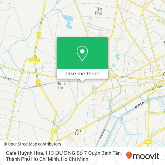 Cafe Huỳnh Hoa, 113 ĐƯỜNG Số 7 Quận Bình Tân, Thành Phố Hồ Chí Minh map