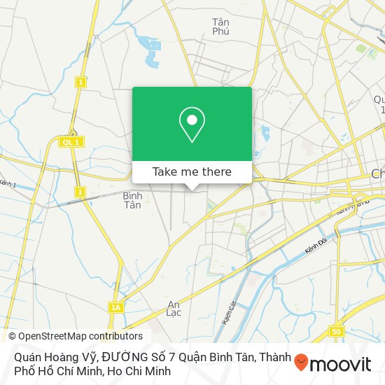 Quán Hoàng Vỹ, ĐƯỜNG Số 7 Quận Bình Tân, Thành Phố Hồ Chí Minh map