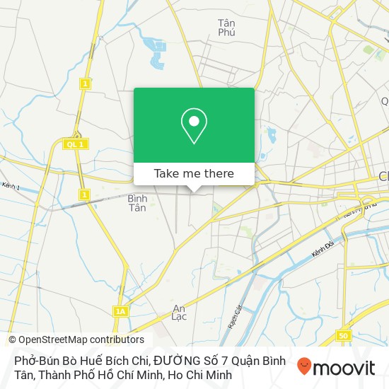 Phở-Bún Bò Huế Bích Chi, ĐƯỜNG Số 7 Quận Bình Tân, Thành Phố Hồ Chí Minh map