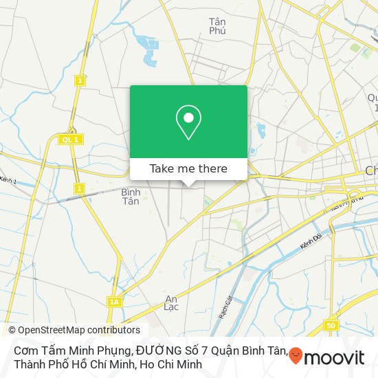 Cơm Tấm Minh Phụng, ĐƯỜNG Số 7 Quận Bình Tân, Thành Phố Hồ Chí Minh map