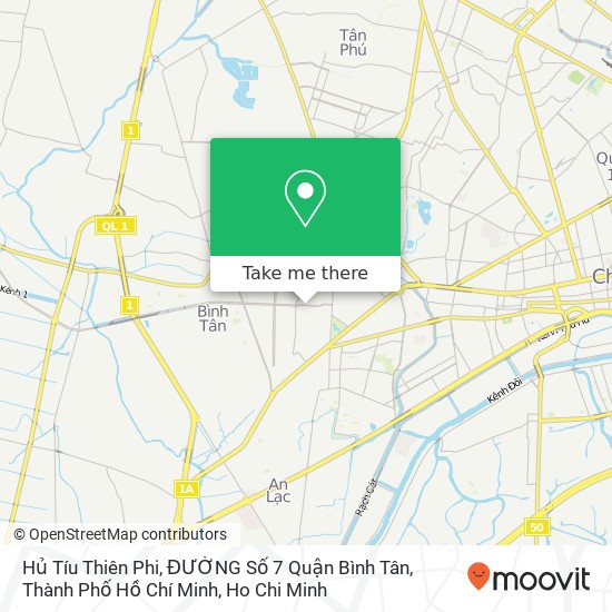 Hủ Tíu Thiên Phi, ĐƯỜNG Số 7 Quận Bình Tân, Thành Phố Hồ Chí Minh map