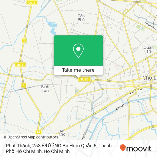 Phát Thạnh, 253 ĐƯỜNG Bà Hom Quận 6, Thành Phố Hồ Chí Minh map