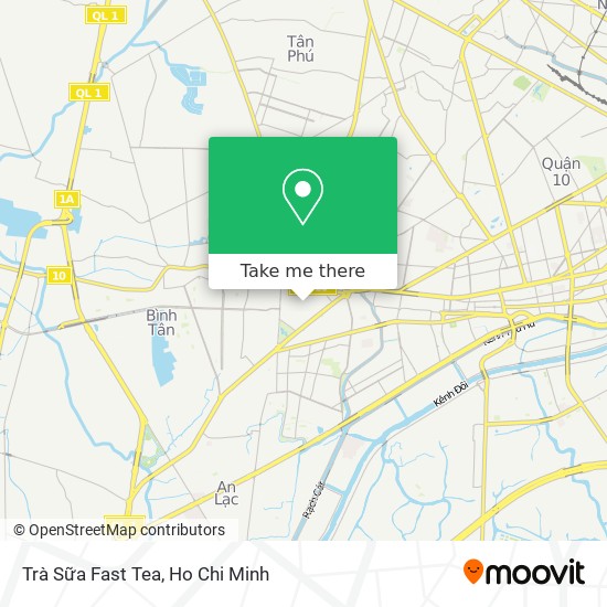 Trà Sữa Fast Tea map