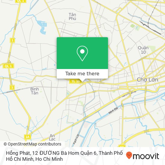 Hồng Phát, 12 ĐƯỜNG Bà Hom Quận 6, Thành Phố Hồ Chí Minh map
