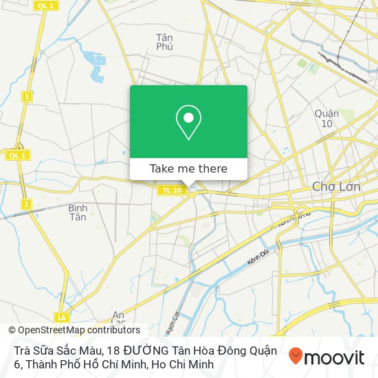 Trà Sữa Sắc Màu, 18 ĐƯỜNG Tân Hòa Đông Quận 6, Thành Phố Hồ Chí Minh map