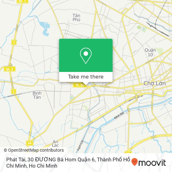 Phát Tài, 30 ĐƯỜNG Bà Hom Quận 6, Thành Phố Hồ Chí Minh map
