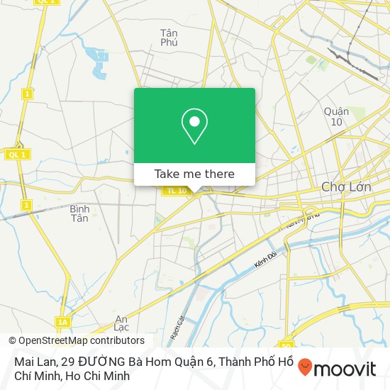 Mai Lan, 29 ĐƯỜNG Bà Hom Quận 6, Thành Phố Hồ Chí Minh map