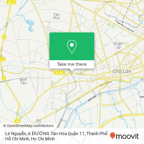 Lê Nguyễn, 6 ĐƯỜNG Tân Hóa Quận 11, Thành Phố Hồ Chí Minh map