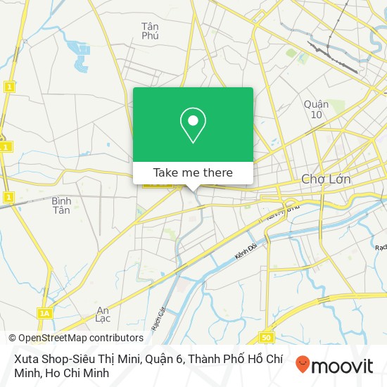 Xuta Shop-Siêu Thị Mini, Quận 6, Thành Phố Hồ Chí Minh map