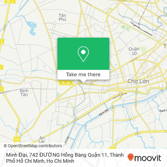 Minh Đại, 742 ĐƯỜNG Hồng Bàng Quận 11, Thành Phố Hồ Chí Minh map