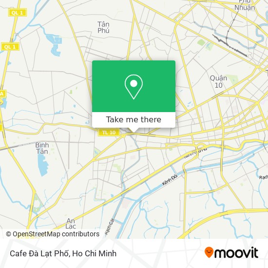 Cafe Đà Lạt Phố map