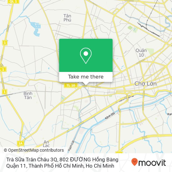 Trà Sữa Trân Châu 3Q, 802 ĐƯỜNG Hồng Bàng Quận 11, Thành Phố Hồ Chí Minh map